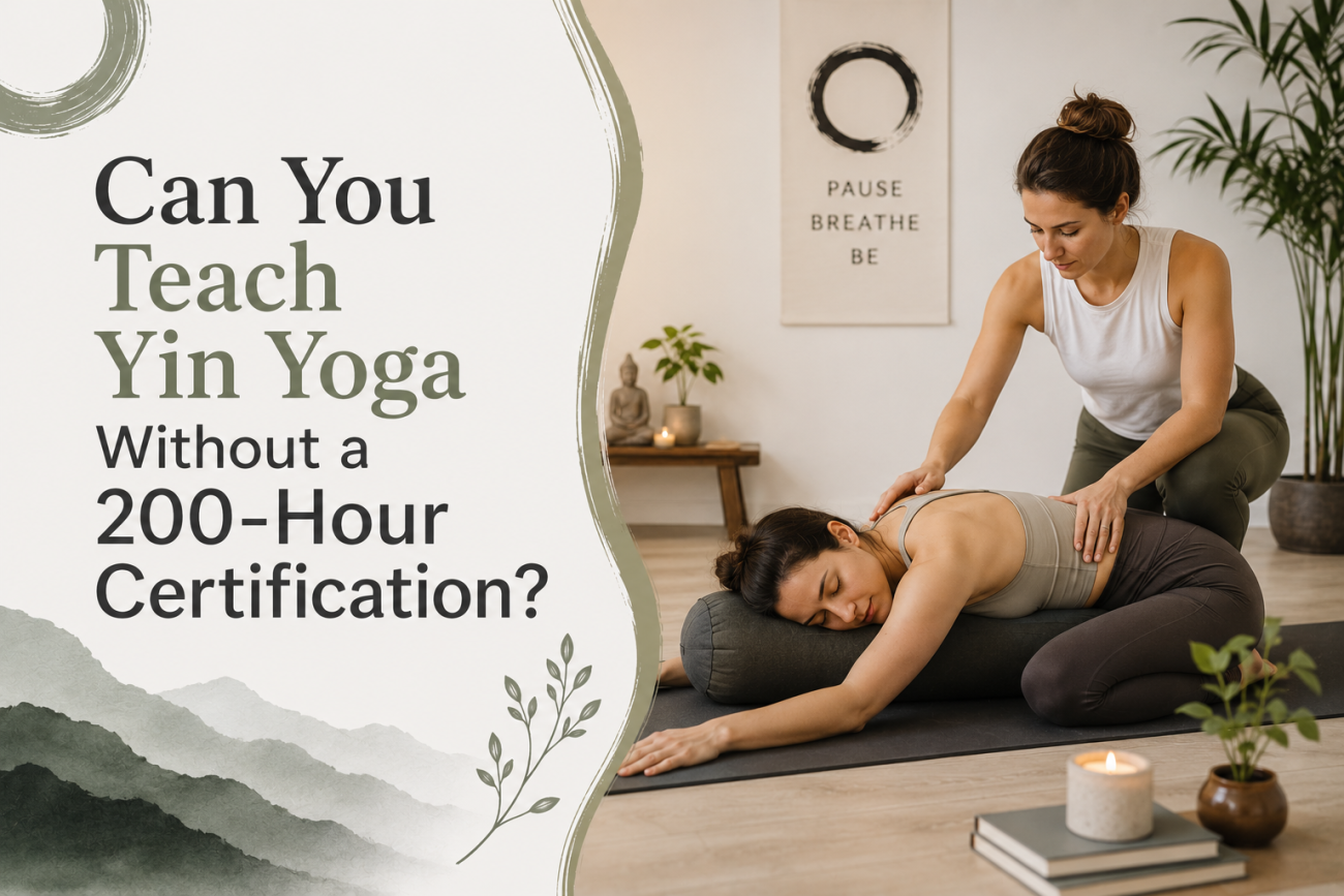 Can You Teach Yin Yoga Without a 200-Hour Certification?